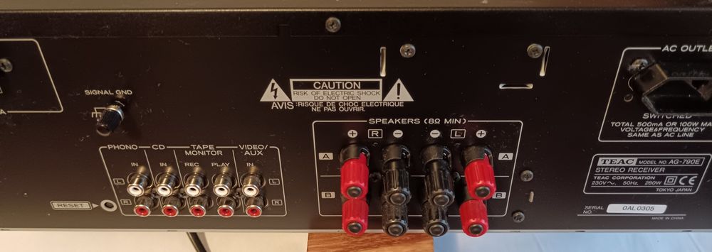 AmpTuner plus putere TEAC AG  790, perfect funcțional.