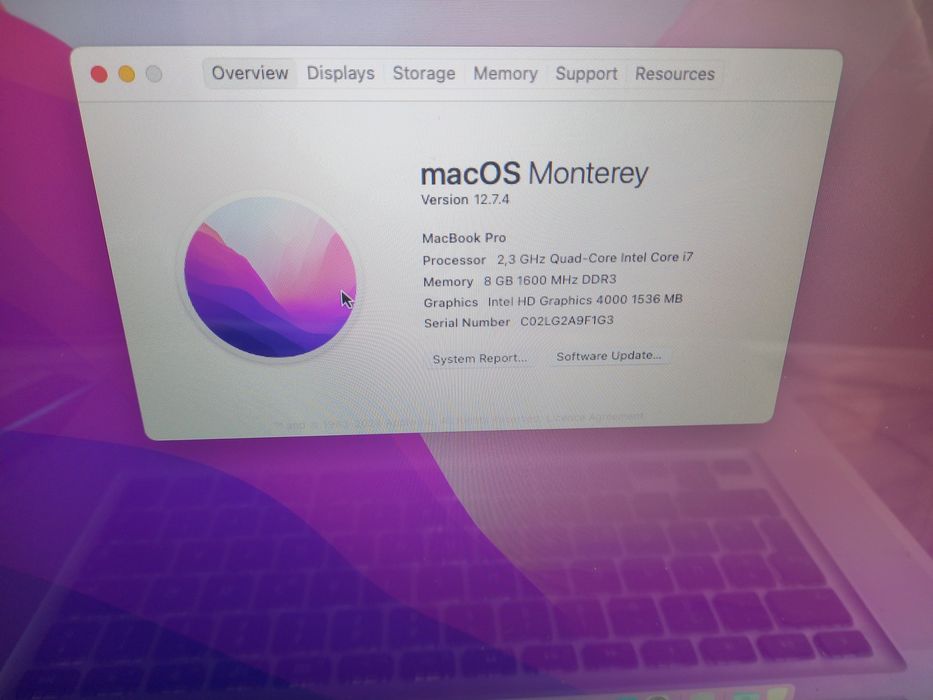 Лаптоп Apple MacBook PRO 15 A1286 i7 2.3  2012 GT650