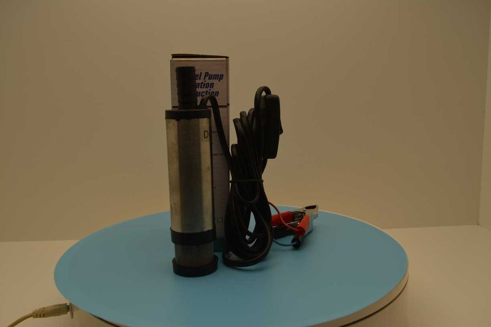 Mini pompă pompare motorină și pentru aditiv 12V baterie 60w 15Lmin  Pompă de lichide  12V carburant  ulei apă uzată  băuturi scufundabilă ø37 cm  Pom