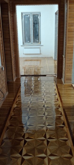 Шлифовка пол паркет