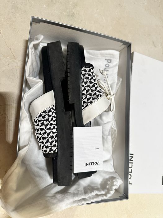 Дамски чехли Pollini от естествена кожа