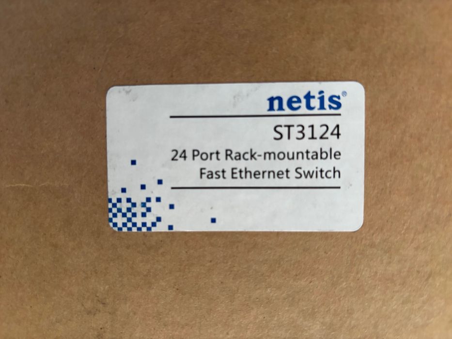 Ethernet Switch ST3124 Netis 24 Porturi 10/100Mbps Montabil in Rack