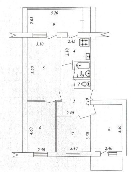 4/3/5 Кирпич 2х6 Буюк Ипак Йули Максим Горький метро Бий 80м2