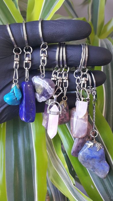 Ключодържател /висулка с естествени камъни