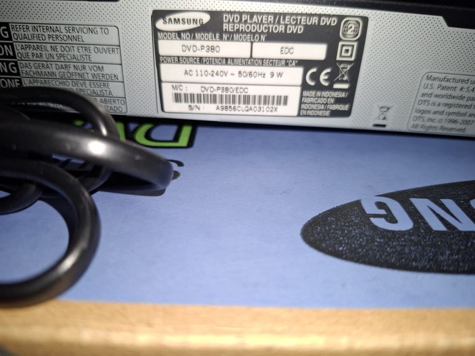 DVD Player Samsung P380 Nou