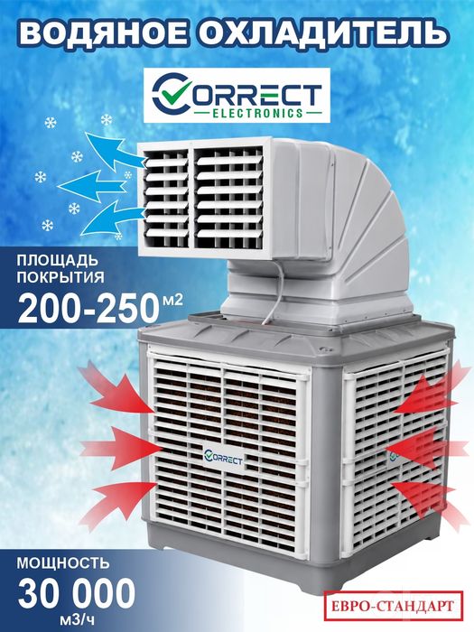 Био охладитель Correct -водяной охладитель для помещения 220 вт