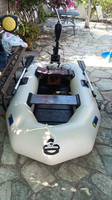 Двигател за лодка 55lb с тягов акумулатор 100Ah