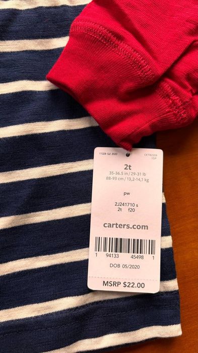 Вещи Carter's Новые (оригинал США)на 2 года