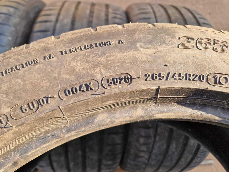 4 Michelin R20 265/45-295/40 спорт пакет летни гуми DOT0921