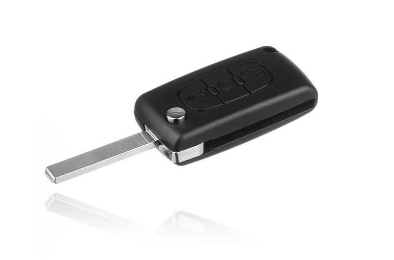 Кутийка за ключ с 3 бутона CITROEN & PEUGEOT, VA2, CE0523