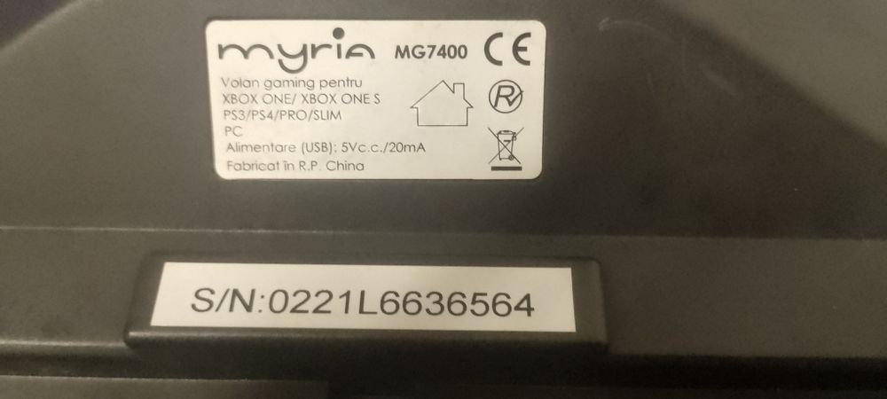 Volan gaming myria MG7400