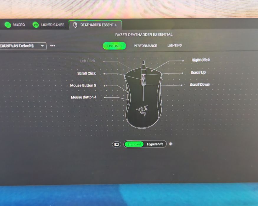 Mouse Gaming RAZER DeathAdder Essential 2021, 6400 dpi, negru