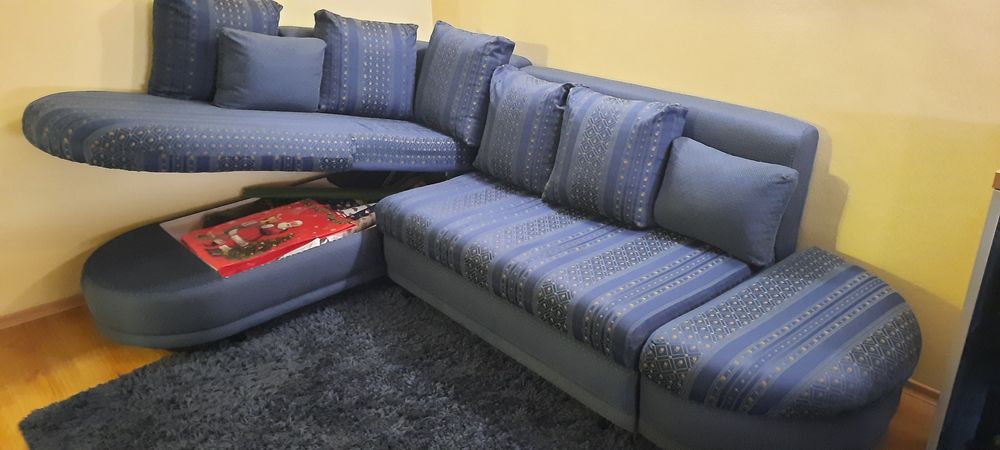 Диван хол ъглов разтегателен