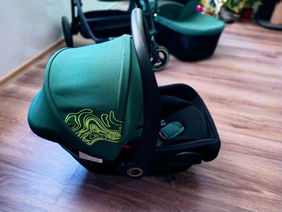 Детска количка Chipolino - Елит, 3 в 1, авокадо