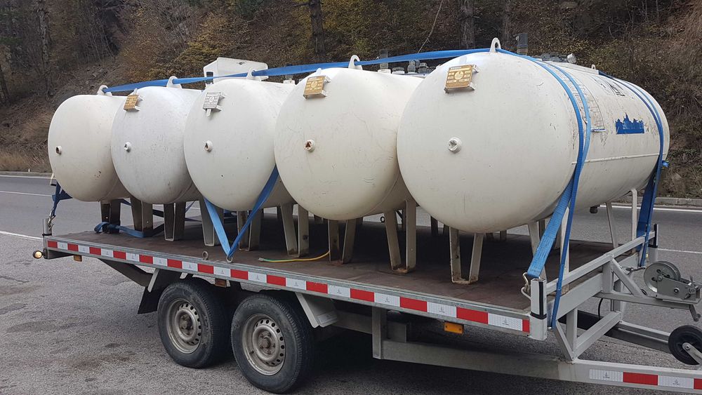 Газов резервоар за отопление 1000L 1750L 3000L Пропан Бутан LPG газ