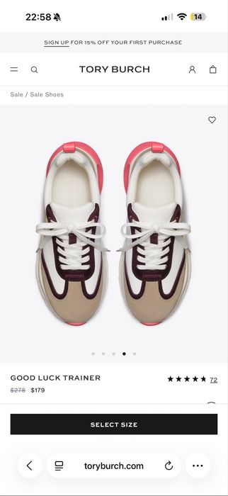 Кроссовки от tory burch