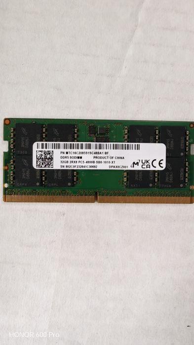 Micron DDR4 8gb 2666mhz sodimm