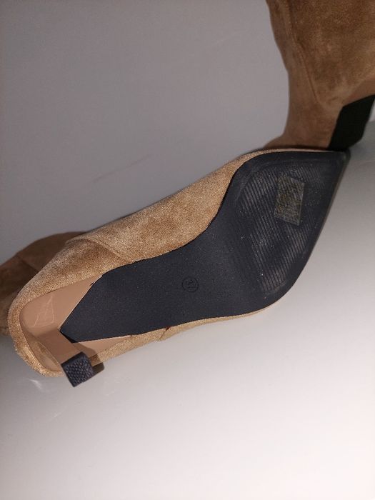 Велурени високи ботуши