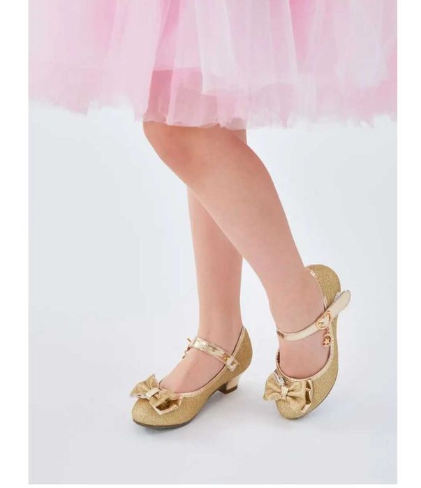 Туфли золотые, размер 28