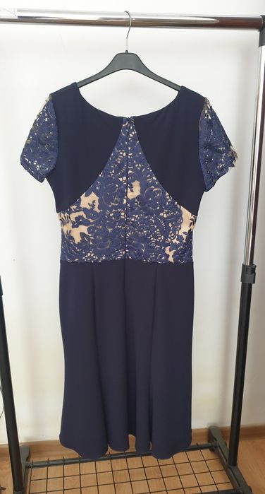 Rochie elegantă bleumarin, mărimea 42