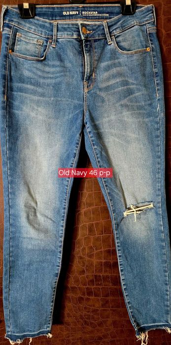 Дамски дънки  Old Navy ,   30 лв. Размер 46. Памук и еластан.