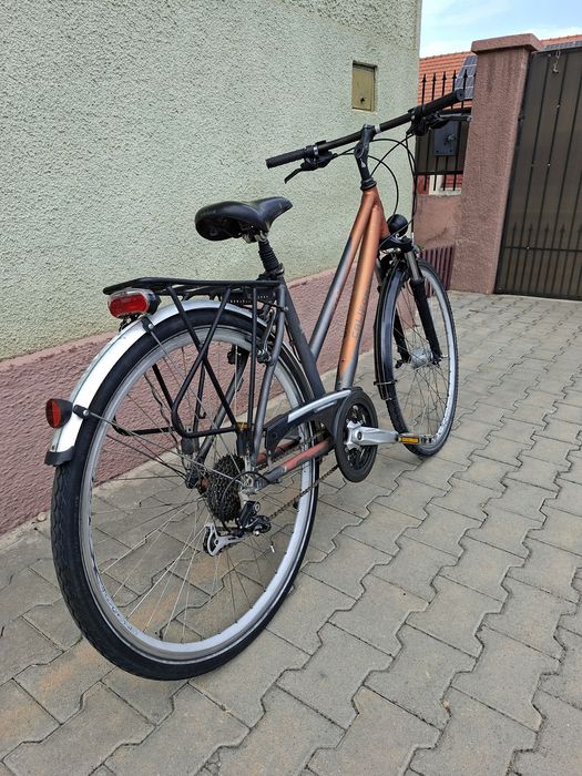 Bicicleta dama aluminiu California, 27 viteze, roti 28