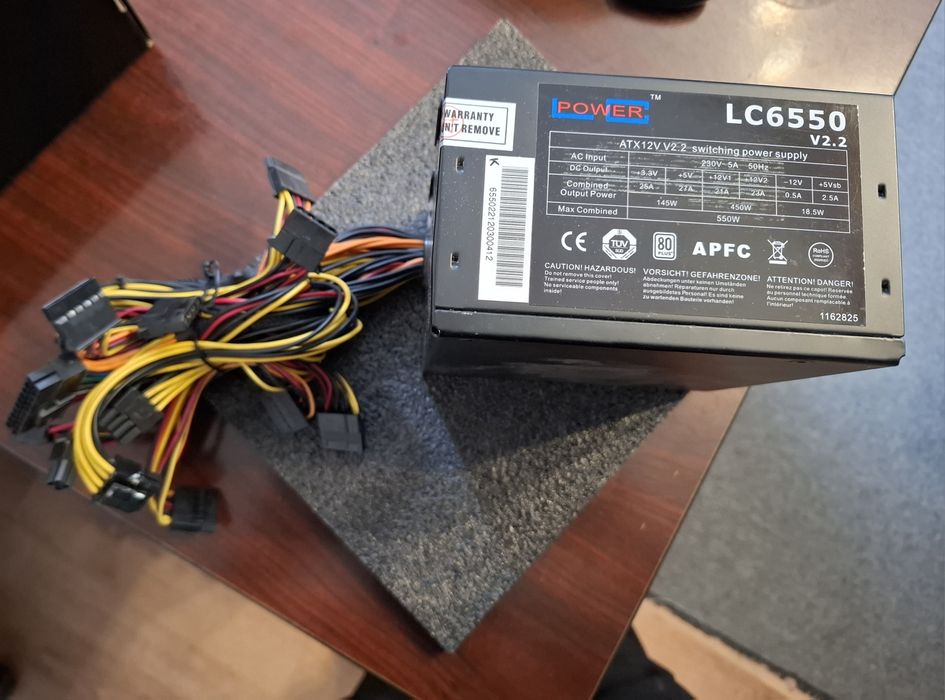 Sursa LC-Power LC6550 v2.2 550W , 80 Plus - functionala