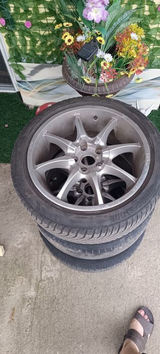 Jante aliaj R17 5x112 + anvelope 225/45ZR17 – set 4 bucăți