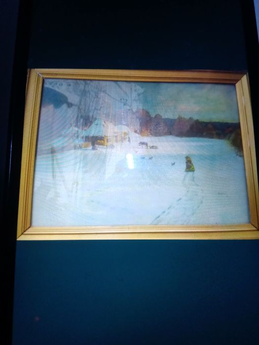 Diplomat fara cheie și tablou pânza