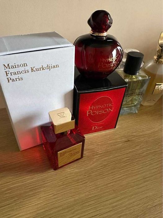 Парфюми Baccarat Rouge 540 Extrait и Dior Hypnotic Poison