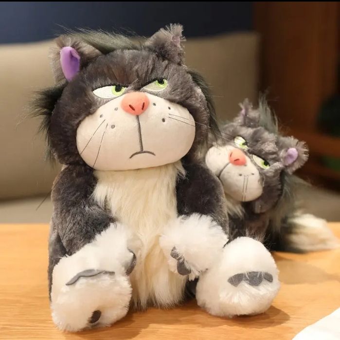 Плюшена Котка Луцифер, 30см Плюшено Коте Lucifer