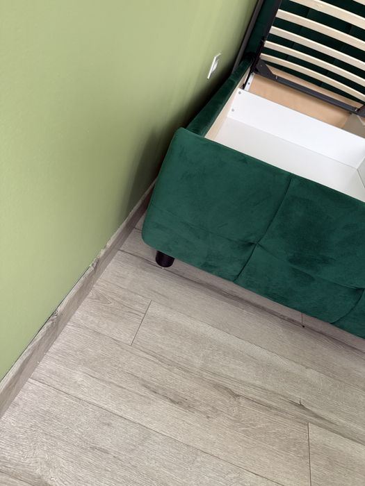 Pat matrimonial Ambianta pentru saltea 160x200, model Samba