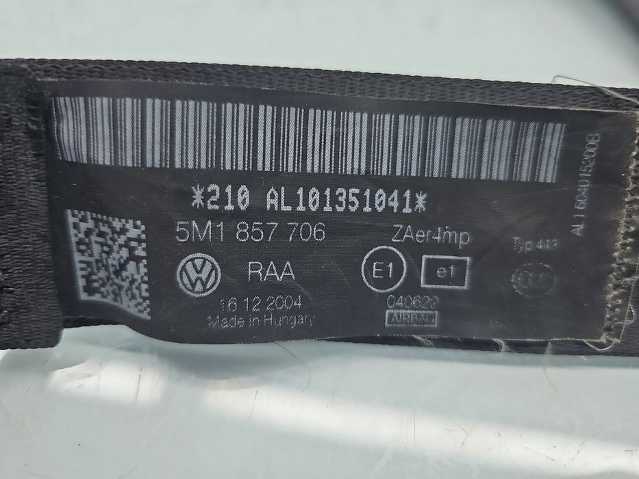 Centura dreapta fata Volkswagen Golf 5 Plus (5M1) [Fabr 2005-2008] 5M1
