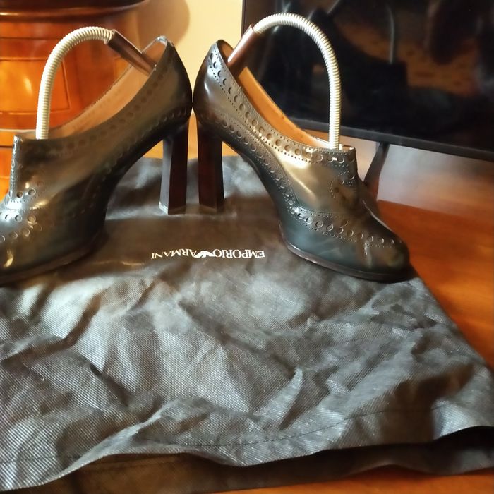 Ghete Giorgio Armani piele naturala