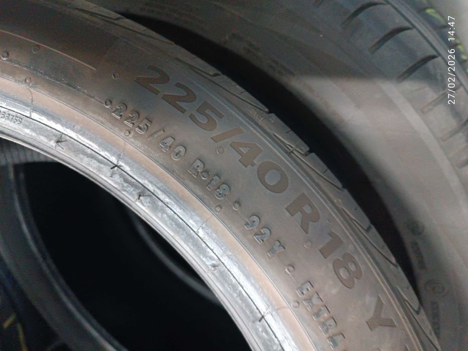 4бр.летни гуми 225/40/18 Continental