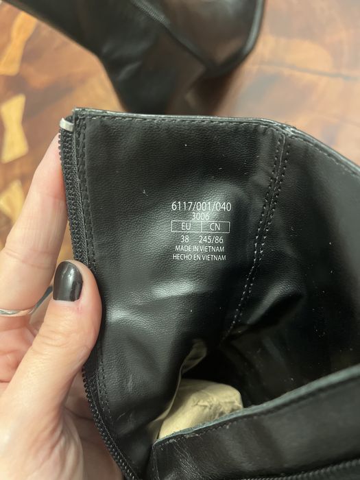 Ghete Zara piele naturala