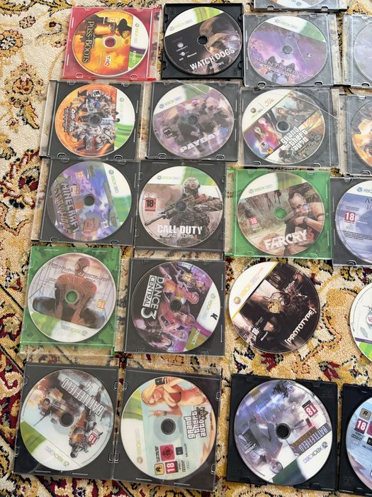 Продам X box с дисками