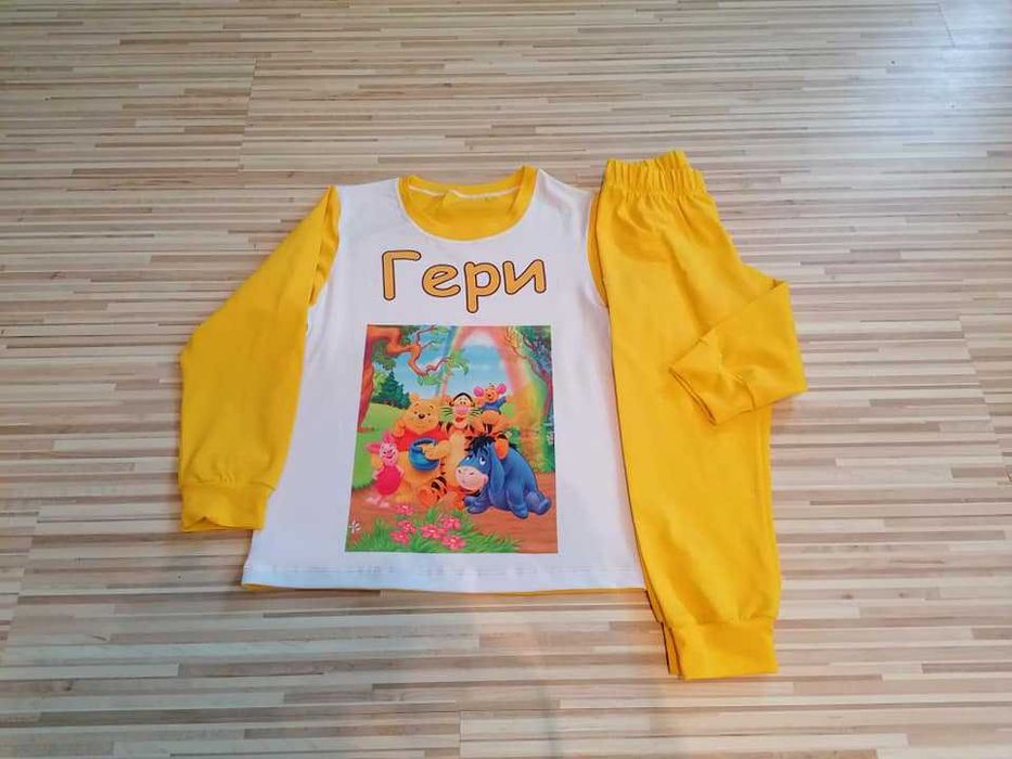 Детски пижами с картинка и име по ваш избор