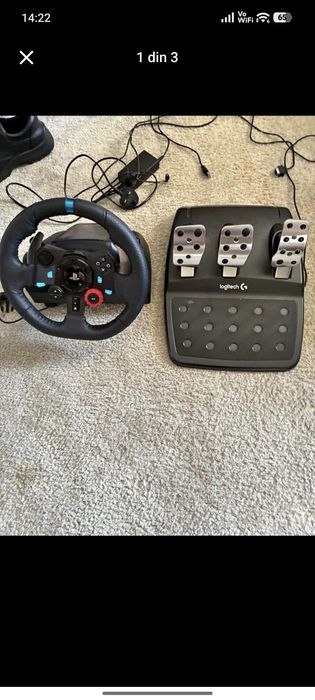 Volan Logitech Driving Force G29 pentru Playstation 5, Playstation 4, Playstation 3, PC