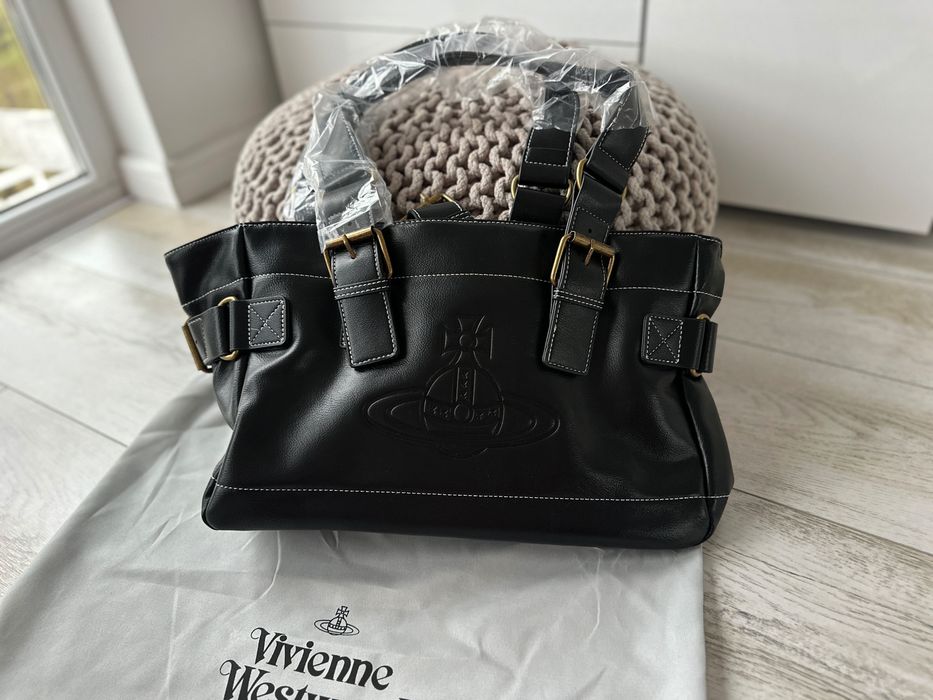 Geanta Vivienne Westwood de mana full Black