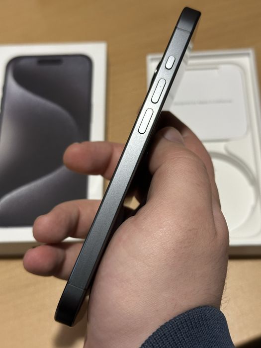 КАТО НОВ! iPhone 15 Pro - Black Titanium - 128 GB