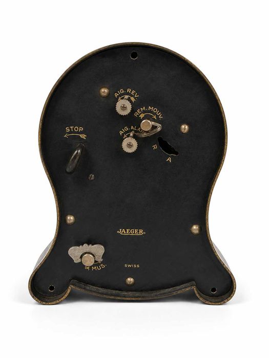 Jaeger Petite Neuchâteloise, ceas mecanic muzical cu alarmă, Elveția c.1950