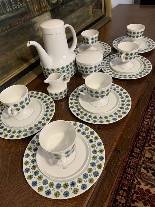 Serviciu mic dejun rosenthall anul 1962 design Tapio Wirkkala