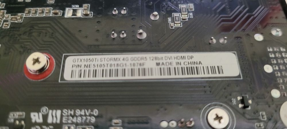 Видеокарта Gtx1050ti