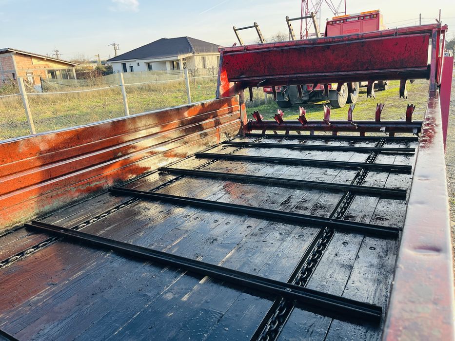 Mig gunoi Kirchner 3.2 tone, remorca de imprastiat balegar,inproscator