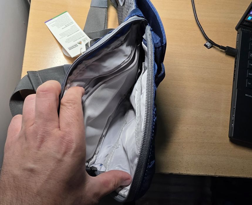 WATERFLY Geantă cu centură pentru bărbați/femei cu suport pentru sticle - Geantă mică cu centură pentru jogging, geantă elegantă pentru dresaj