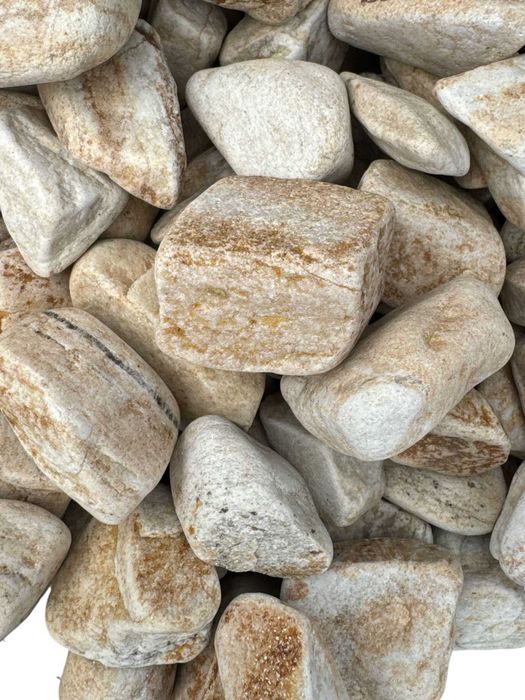 Piatră Decorativă ROTUNJITĂ Premium (Crem-Mix) | 1-2, 2-4, 4-8 cm