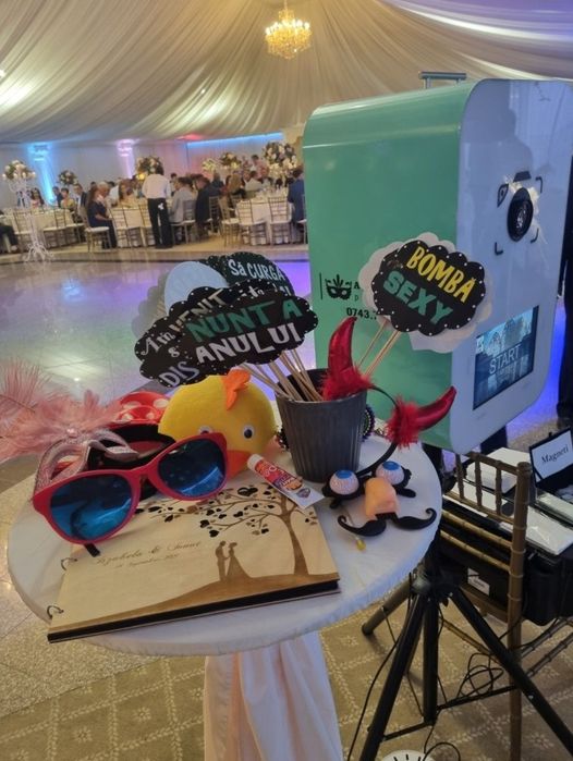 Cabina foto / Fum greu AMI MAGIC photobooth