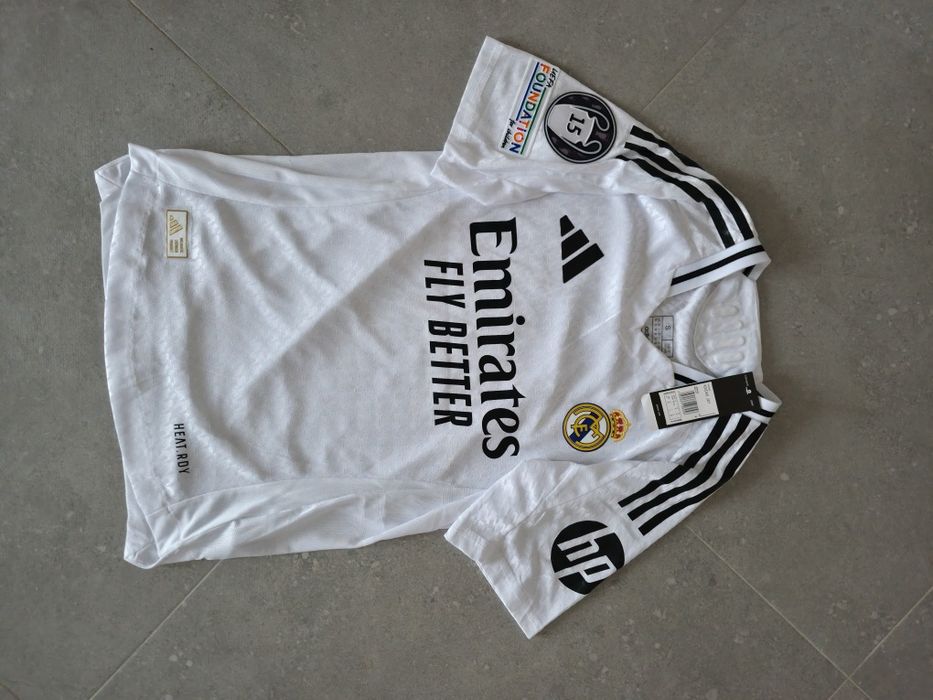 Tricou fotbal alb