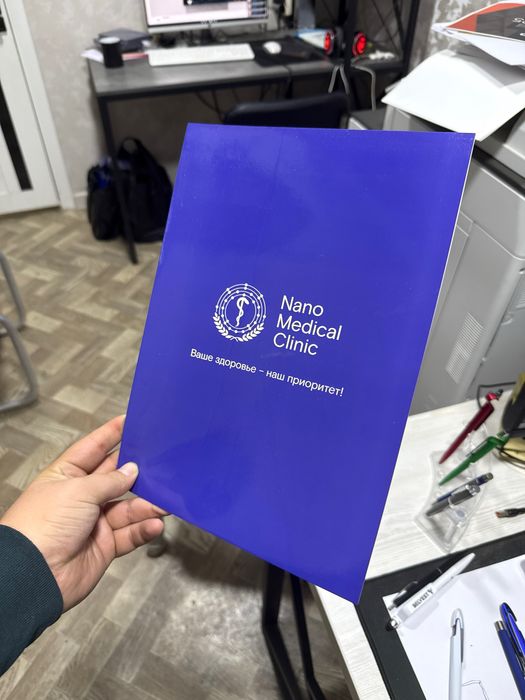 Karton papka dakument uchun poligrafiya xizmatlari